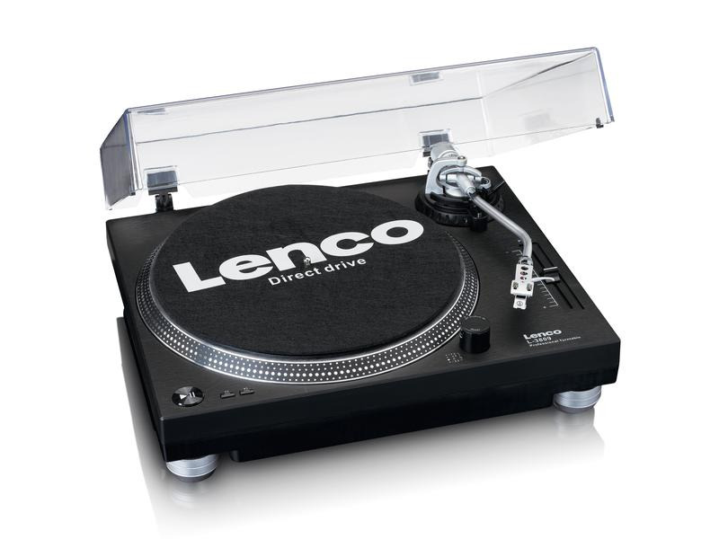 Lenco Plattenspieler L-3809 Schwarz
