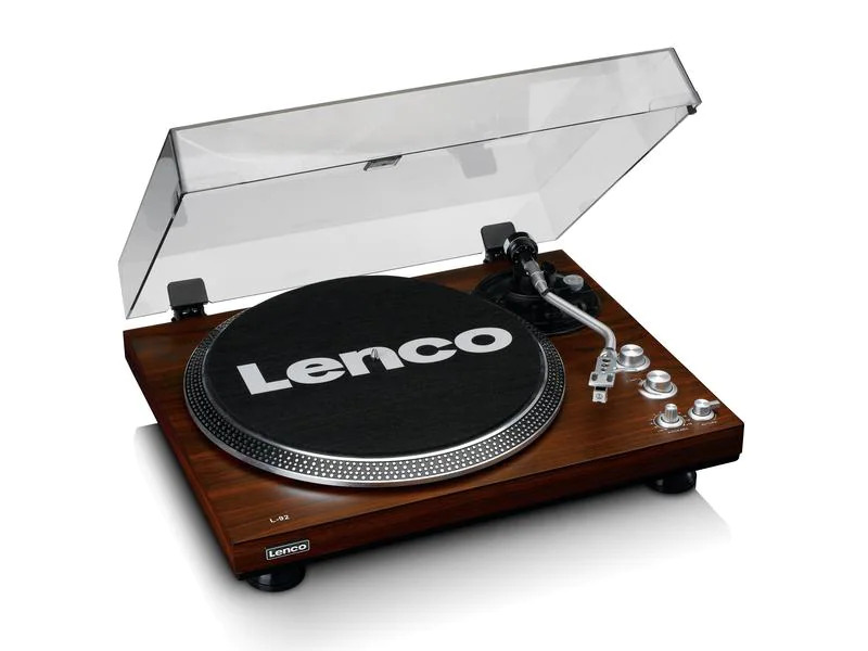 Lenco Plattenspieler L-92 Braun