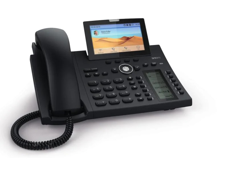 snom Tischtelefon D385N Schwarz