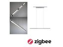 Paulmann LED Pendelleuchte URail Lento Zigbee, 42W, 2700-6500K, Chrom
