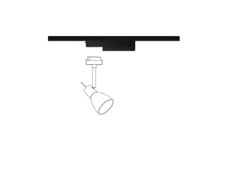Paulmann URail Spotadapter, Ein/Aus/Dimmen, Schwarz, ZigBee