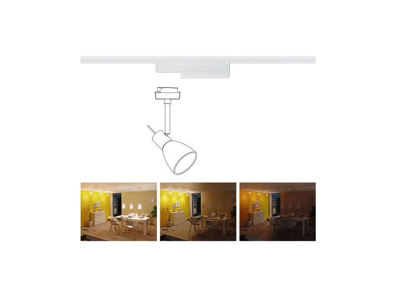Paulmann URail Spotadapter, Ein/Aus/Dimmen, Weiss, ZigBee