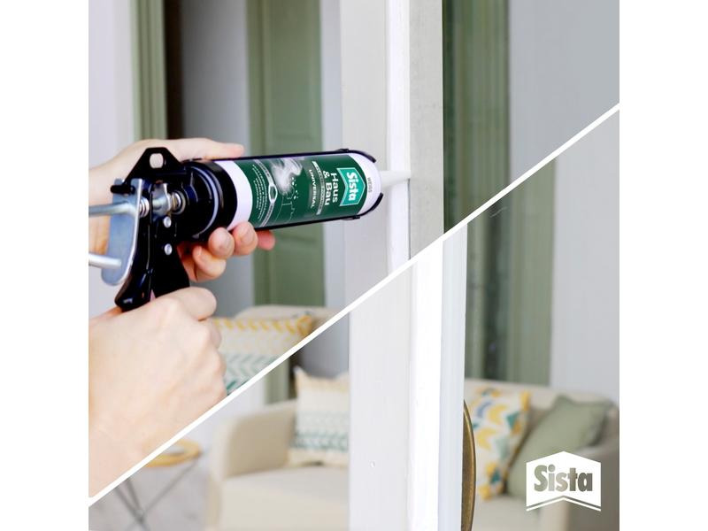 Sista Dichtmasse Haus &amp; Bau Universal Transparent, 280 ml