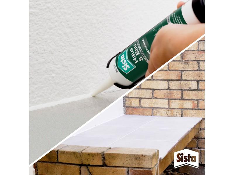 Sista Dichtmasse Haus &amp; Bau Universal Transparent, 280 ml