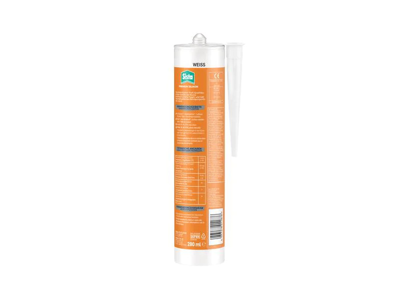 Sista Dichtmasse Küche Silikon Weiss, 280 ml