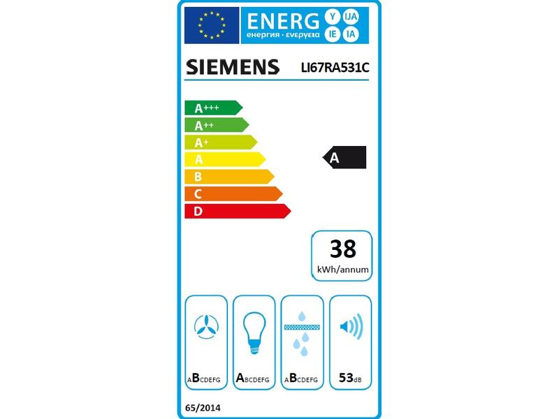 Siemens Flachschirmhaube LI67RA531C 4 Stufen