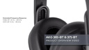 AKG Wireless Over-Ear-Kopfhörer AKG K371-BT Schwarz