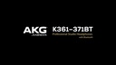 AKG Wireless Over-Ear-Kopfhörer K361-BT Schwarz