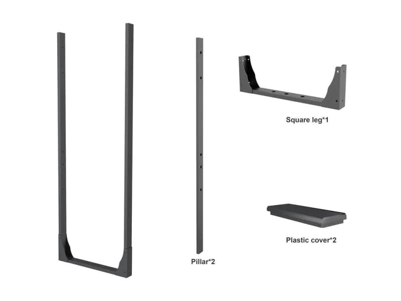 Multibrackets Video Wall Stand Floormount Pro OM46N-D Schwarz