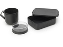 Brabantia Lunchbox Make &amp; Take Dunkelgrau