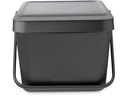 Brabantia Recyclingbehälter Sort &amp; Go 20 l, Grau