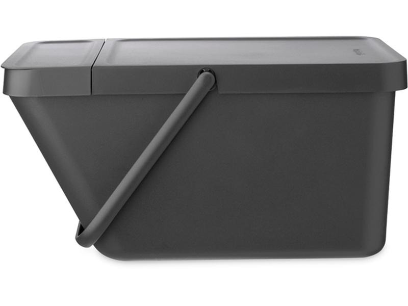 Brabantia Recyclingbehälter Sort &amp; Go 20 l, Grau