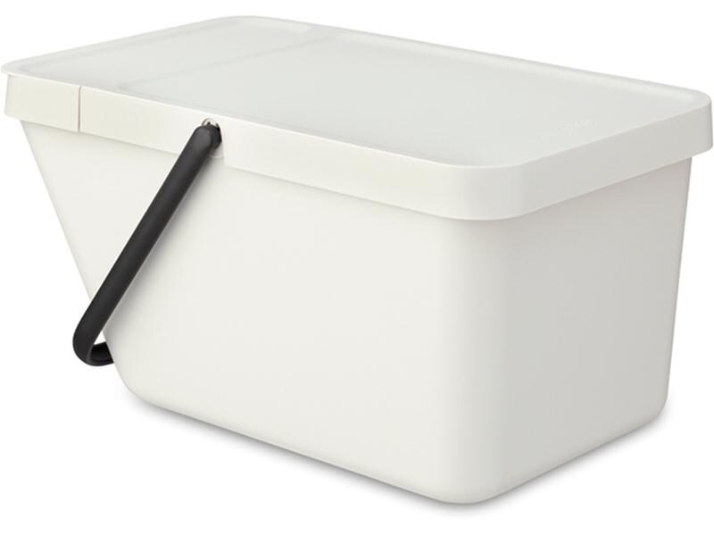 Brabantia Recyclingbehälter Sort &amp; Go 20 l, Hellgrau