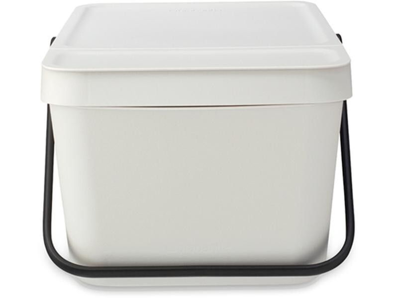 Brabantia Recyclingbehälter Sort &amp; Go 20 l, Hellgrau