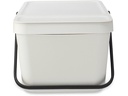 Brabantia Recyclingbehälter Sort &amp; Go 20 l, Hellgrau