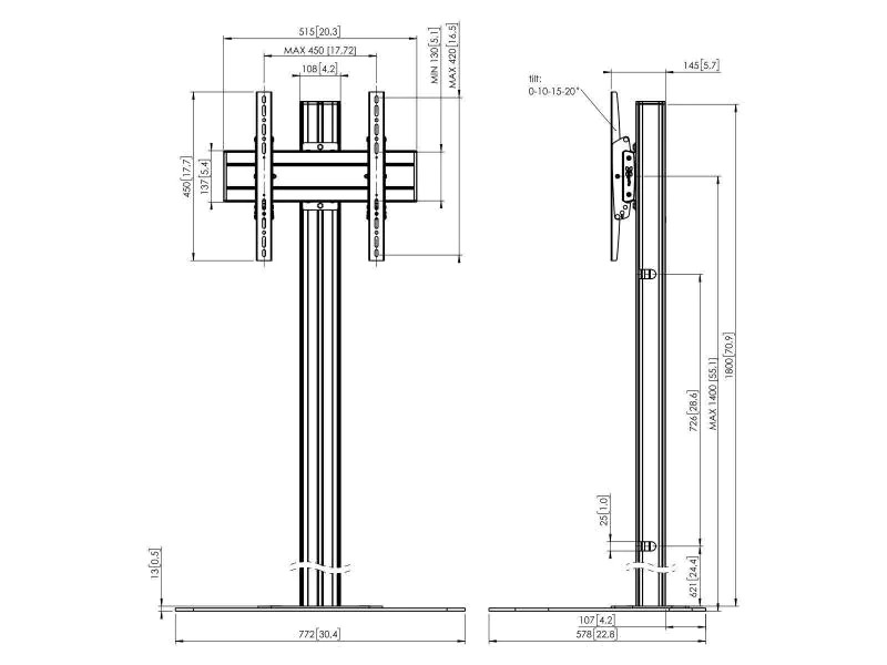 Vogel's Standfuss F1844B Schwarz