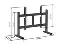 Vogel's Tischständer PB050B Schwarz