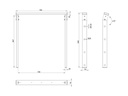 Multibrackets Deckenhalterung Ceiling Mount Pro OM46N-D