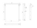 Multibrackets Deckenhalterung Ceiling Mount Pro OM55N-D