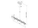 Multibrackets Deckenhalterung MBC2X1U Professional