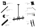 Multibrackets Deckenhalterung MBC2X1U Professional