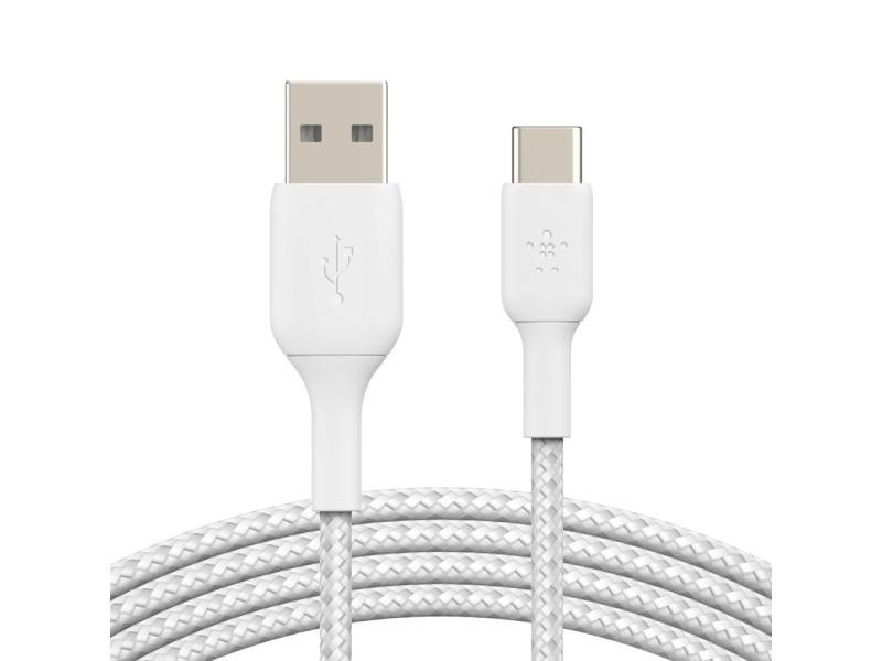 Belkin USB-Ladekabel Braided Boost Charge USB-A - USB-C 1 m