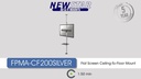 Neomounts by NewStar Boden-Deckenhalterung FPMA-CF200SILVER