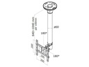 NewStar Deckenhalterung FPMA-C200