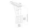 Multibrackets TV-Lift 1028 Deckenhalterung, max. 30 kg