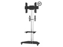 Audioraq TV-Trolley Home Schwarz/Silber