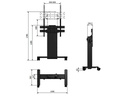 DSS TV-Trolley Mobilift 0049sw Schwarz