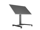 Multibrackets TV-Trolley Display Stand 110 Tilt &amp; Table Silber