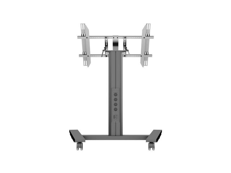 Multibrackets TV-Trolley Display Stand 110 Tilt &amp; Table Silber