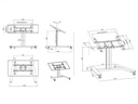 Multibrackets TV-Trolley Stand 80 HD Silber