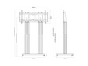 Neomounts by NewStar TV-Trolley PLASMA-M2600BLACK Silber