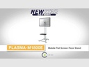 NewStar TV-Trolley PLASMA-M1800E Silber