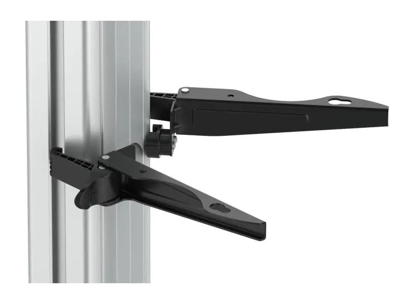 PureMounts TV-Trolley PMP PDS-0001C Silber/Schwarz
