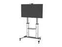 PureMounts TV-Trolley PMP PDS-0011C Silber/Schwarz