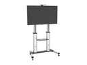 PureMounts TV-Trolley PMP PDS-0011C Silber/Schwarz