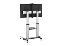 PureMounts TV-Trolley PMP PDS-0011C Silber/Schwarz