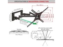 Barkan Wandhalterung WH 464L-SW Schwarz