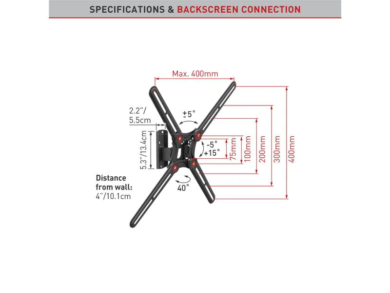 Barkan Wandhalterung WH-BM320 13-65 – max 40 kg