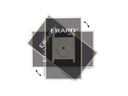 Erard Wandhalterung für Flip1+2, 50/65 Weiss