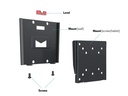 Multibrackets Wandhalterung 2988 Schwarz