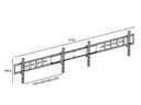 Multibrackets Wandhalterung Dual Screen Mount 7792 Schwarz