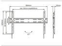 Multibrackets Wandhalterung Outdoor-Halterung 6683 Schwarz