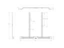 Flexson TV-Halterung FLXSARTV1021 für Sonos Arc Schwarz