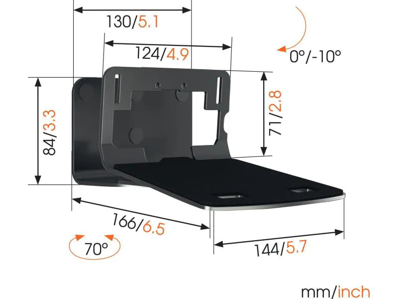 Vogel's Wandhalterung 3205W , Weiss