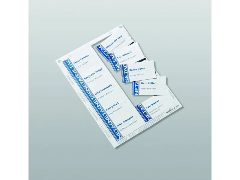 DURABLE Namensetiketten 54 x 90 mm mm, 20 Blatt