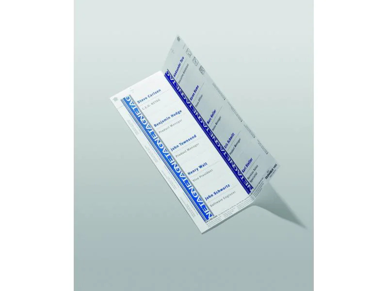 DURABLE Namensetiketten 54 x 90 mm mm, 20 Blatt